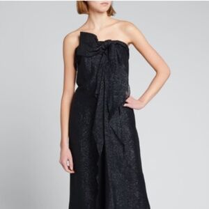 Cheo Strapless Lurex Gown